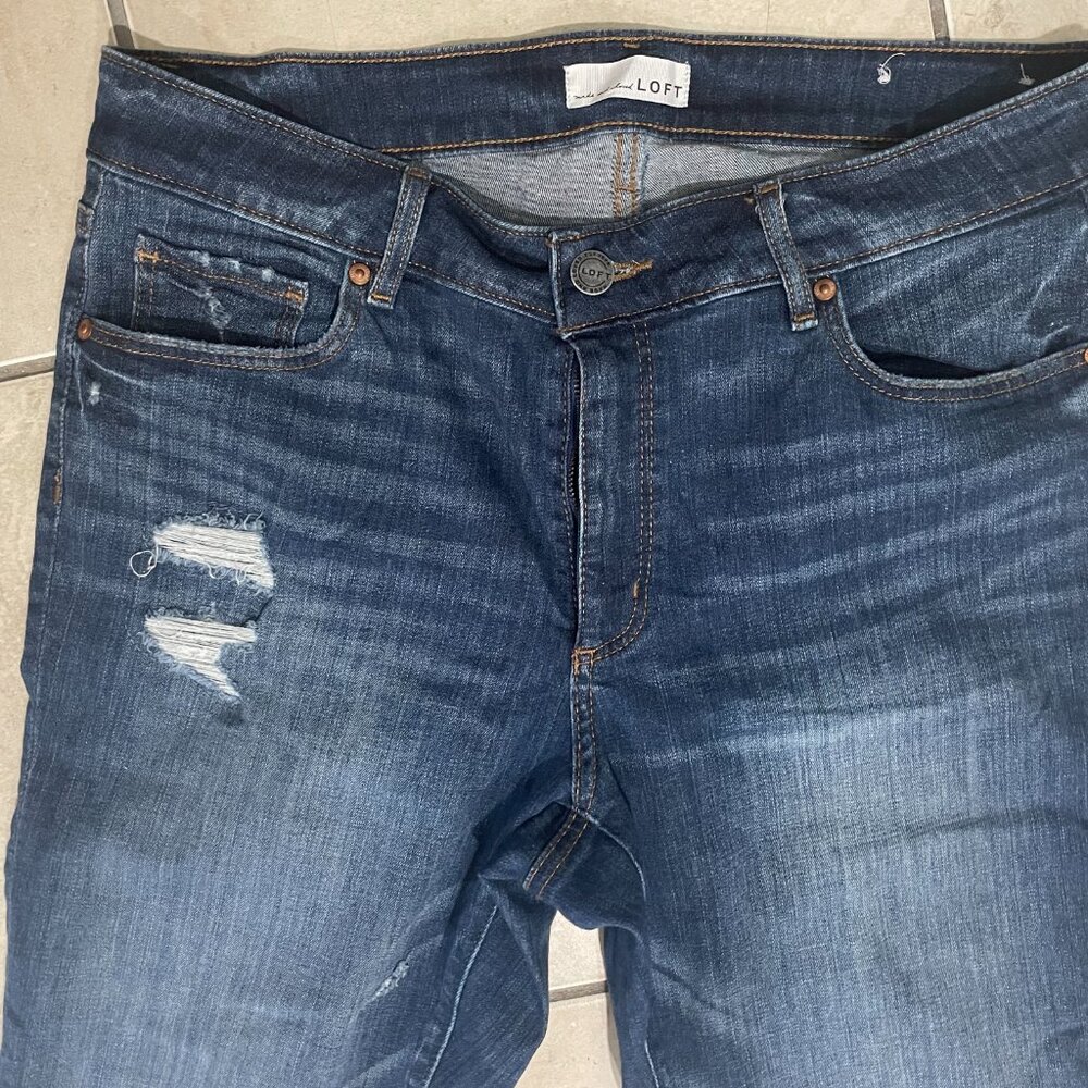 Loft Curvy Skinny Jeans Size 31/12